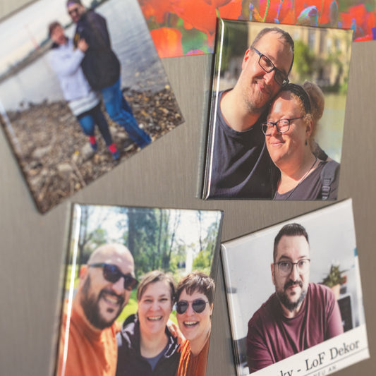 Fotomagnet mit deiner Erinnerung - Deine Bilder als Magnet